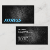 Ultra-Thick Leather Effect Fitness Visitekaartje (Voorkant / Achterkant)