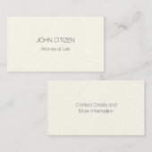 Ultra-Thick Premium Professional Cream Visitekaartje (Voorkant / Achterkant)