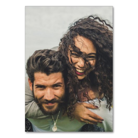 ULTRA THICK Table Number Greenery Eucalyptus Kaart (Achterkant)