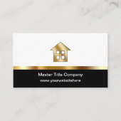 Ultra Thick Titel Bedrijf Visitekaartjes (Voorkant)