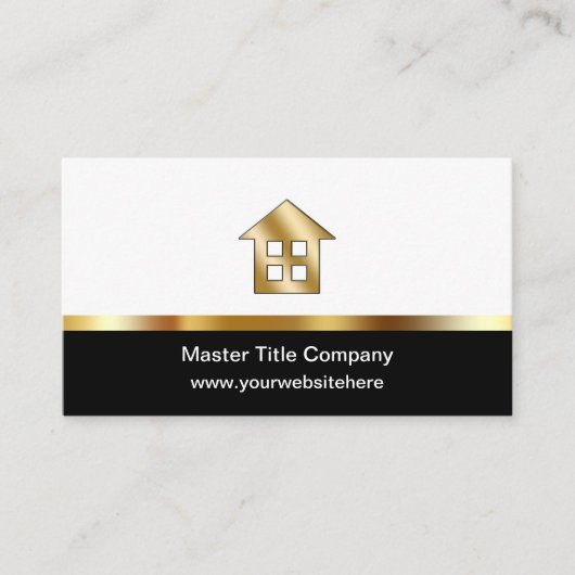 Ultra Thick Titel Bedrijf Visitekaartjes (Voorkant)