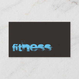 Ultra-Thick Trend Grey Fitness Sport Visitekaartje