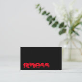 Ultra-Thick Trendy Fitness Sport Visitekaartje (Staand voorkant)