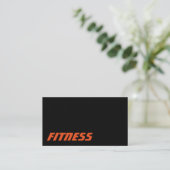 Ultra-Thick Trendy Fitness Sport Visitekaartje (Staand voorkant)