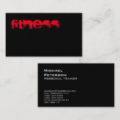 Ultra-Thick Trendy Fitness Sport Visitekaartje (Voorkant / Achterkant)