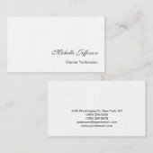 Ultra-Thick White-tandtechnicus Visitekaartje (Voorkant / Achterkant)