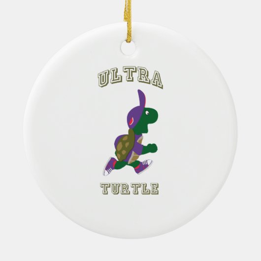 Ultra turtle keramisch ornament (Achterkant)