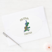 Ultra Turtle Ovale Sticker (Envelop)