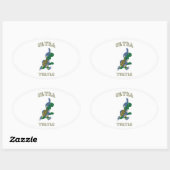 Ultra Turtle Ovale Sticker (Vel)