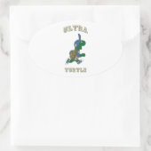 Ultra Turtle Ovale Sticker (Tas)