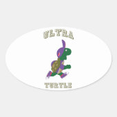 Ultra turtle ovale sticker (Voorkant)