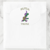 Ultra turtle ovale sticker (Tas)