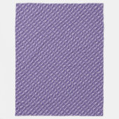 Ultra violet 2018 kleur fleece deken (Voorkant)