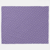 Ultra violet 2018 kleur fleece deken (Voorkant (Horizontaal))