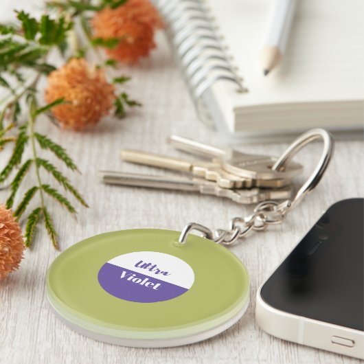 Ultra violet 2018-ontwerp sleutelhanger (Voorkant Rechts)