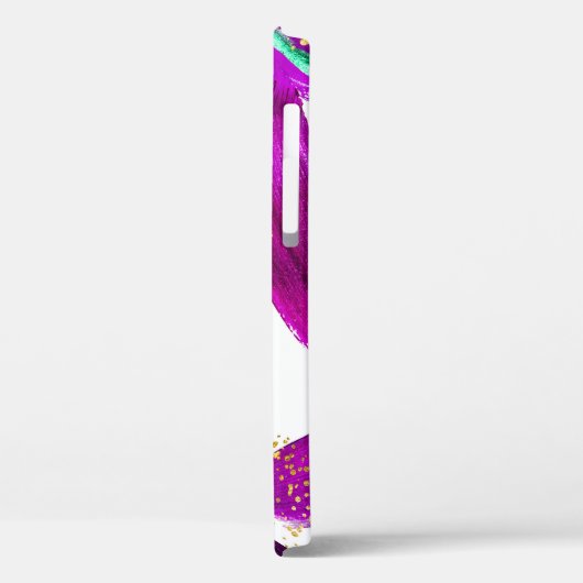 Ultra Violet Brush: Abstracte kunst Case-Mate iPhone Case (Achterkant / Links)