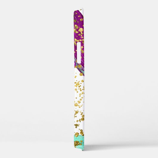 Ultra Violet Brush: Abstracte kunst Case-Mate iPhone Case (Achterkant / Rechts)