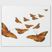 ULTRA VIOLET BUTTERFLY GIFT WRAPPING CADEAUPAPIER (Vlak)