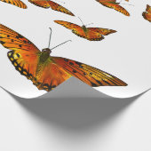 ULTRA VIOLET BUTTERFLY GIFT WRAPPING CADEAUPAPIER (Hoek)