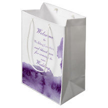 Ultra Violet  Elegant Waterverf Wedding