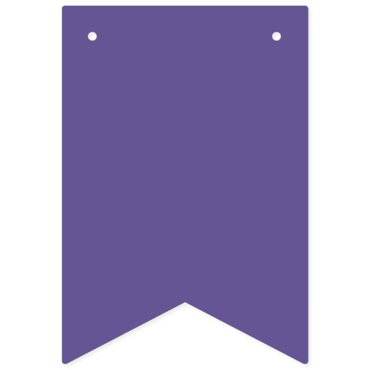 Ultra Violet en Green Happy Easter Bunting Banner (Tweede vlag)