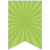 Ultra Violet en Green Happy Easter Bunting Banner (Eerste vlag)