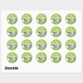 Ultra Violet en Green Happy Easter Sticker (Vel)