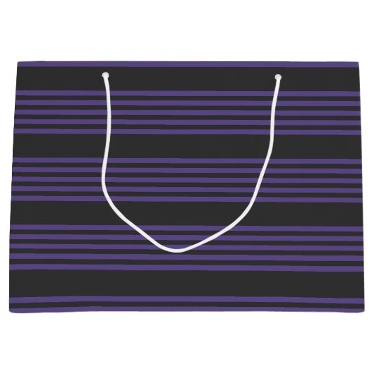 Ultra violet en houtskool met vijf strips groot cadeauzakje (Voorkant)