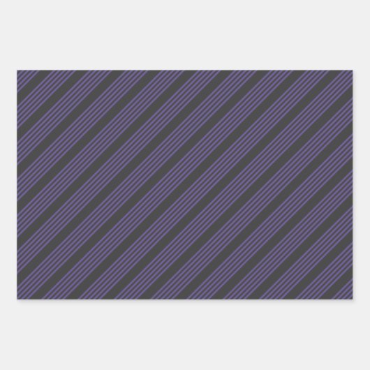 Ultra violet en houtskool met vijf strips inpakpapier vel (Voorkant 2)