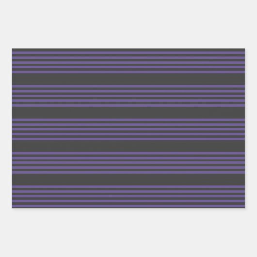 Ultra violet en houtskool met vijf strips inpakpapier vel (Voorkant)