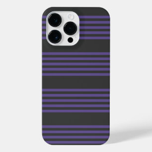 Ultra violet en houtskool met vijf strips iPhone 14 pro max hoesje