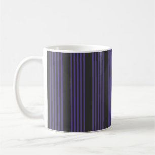 Ultra violet en houtskool met vijf strips koffiemok