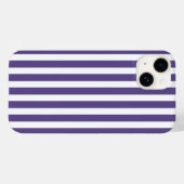 Ultra-violet en wit snoep strepen Case-Mate iPhone case (Achterkant (horizontaal))