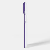 Ultra-violet en wit snoep strepen Case-Mate iPhone case (Achterkant / Links)