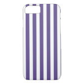 Ultra-violet en wit snoep strepen Case-Mate iPhone case (Achterkant)