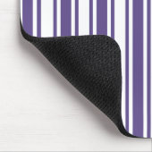 Ultra-violet en wit snoep strepen muismat (Hoek)