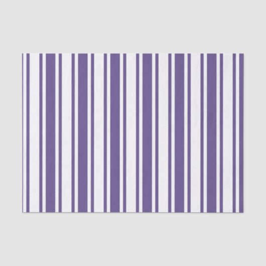 Ultra-violet en wit snoep strepen tissuepapier (Voorkant)
