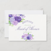 Ultra Violet Floral... ben je mijn vriendin van ee Kaart (Voorkant)