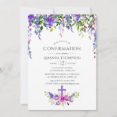 Ultra Violet Floral bevestiging Kaart (Voorkant)