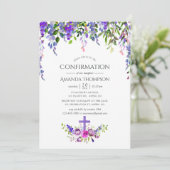 Ultra Violet Floral bevestiging Kaart (Staand voorkant)