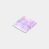 Ultra Violet & Gold Mermaid Scale Patroon Post-it® Notes (Schuin)