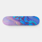 Ultra Violet heldere Abstracte marmerkunst Persoonlijk Skateboard (Horizontaal)