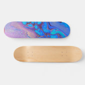 Ultra Violet heldere Abstracte marmerkunst Persoonlijk Skateboard (Horizontaal)