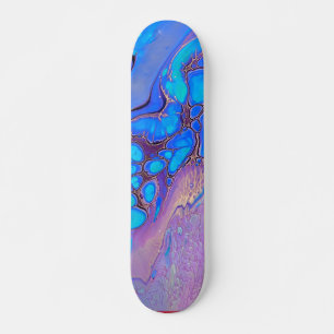 Ultra Violet heldere Abstracte marmerkunst Persoonlijk Skateboard