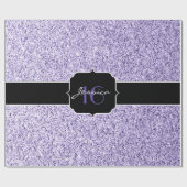 Ultra violet licht paars glitter sparkle Sweet 16 Cadeaupapier (Vlak)