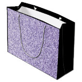 Ultra violet licht paars glitter sparkle Sweet 16 Groot Cadeauzakje (Achterkant Gekanteld)