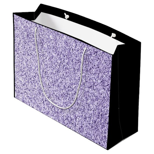 Ultra violet licht paars glitter sparkle Sweet 16 Groot Cadeauzakje (Achterkant Gekanteld)