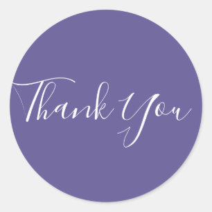 Ultra Violet Paars 2018 Kleur Chic Glam Favor Ronde Sticker