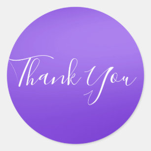Ultra Violet Paars Glans Blinkend Chic Glam Favori Ronde Sticker