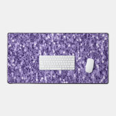 Ultra violet paars glitter sparkers bureaumat (Keyboard & Muis)